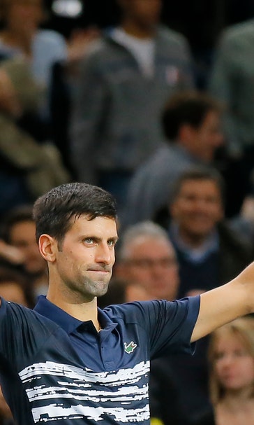 No. 1 Djokovic and No. 2 Nadal reach Paris Masters 3rd round